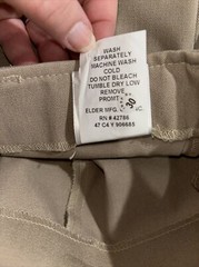 Girls K-12 GEAR Khaki Flat Front Uniform Casual Shorts Size 10 Tan Brown 2450GR