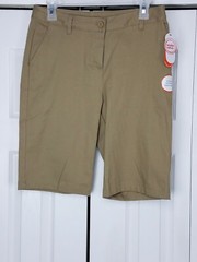 Wonder Nation Juniors School Uniform Bermuda Short Stretch