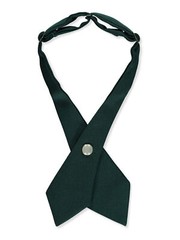 French Toast Girls’ Criss-Cross Tie – green, one size