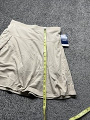 Izod girls Skirt Size 16 Regular School Uniform Beige