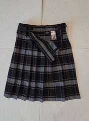 French Toast Uniform Blue Gold Plaid All-Around Pleated Skirt 8