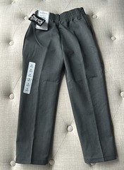 Challenger School Uniform Girls Charcoal Heather Pants – Regular Sz 5 Pull-on