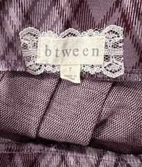 Girl’s Uniform Plaid Skirt Size 7 Kids Pleated Skater Purple NEW