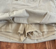 Old Navy Girls Size 10/12 Uniform Skort Khaki Pull On Elastic Waist