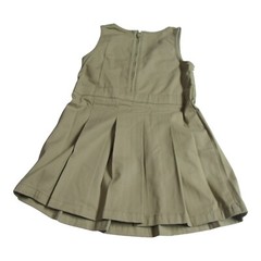 Cat & Jack Girls Size 4 School Uniforms Sleeveless Dress Sourdough Beige