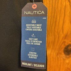 Nautica Adjustable Waist Girls School Uniform Navy Color Size 12 Regular Skinny