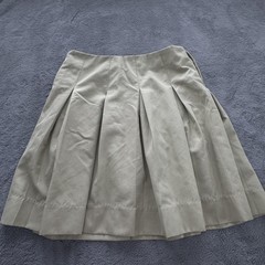 MILLS UNIFORM CO. Skirt 5 Junior Beige School Pleated Zip El Salvador