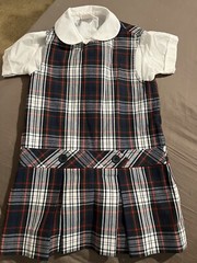 Parker School Uniform Dress Size 2 Stock 3040 Apparel Size 5 White Top