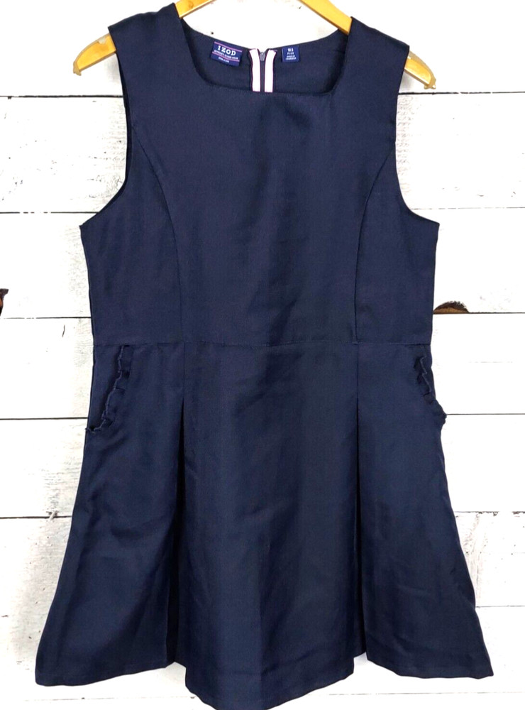 Izod Jumper Uniform Dress Girl 18.5 Plus Approved School wear Navy Pockets