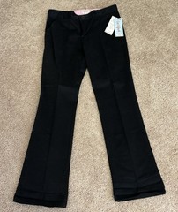 Cat & Jack Black Size 14 Girls Uniform Pants New With Tags