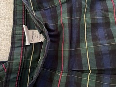The Children’s Place/Elderwear Girls Uniform Set Navy Polo Green Plaid Skirt 14