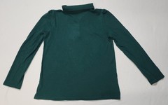 The Children Place Big Girl Uniform Ruffle Soft Stretch Pique Polo Shirt GREEN