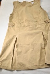 lot of 2 girl’s school uniforms size XL (12) Plus tan jumpers sleeveless zipper