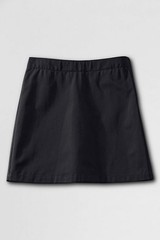 LANDS END Black School Uniform Short Chino Skort Girls 10 NEW