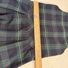 BETTY THATCHER BRAND Green / Blue Plaid Jumper – Girls Size 8 -Hem Let Out-
