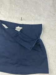 LANDS END Classic Navy School Uniform Cotton Knit Skort Girls 8