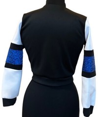 Weissman Brand Short Jacket w/Blue Sequins Polyester Blend Child Size M