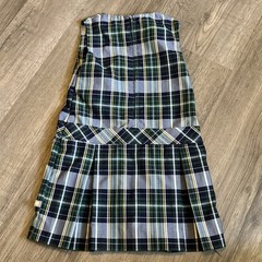 Dennis Uniform Girls G6 Plaid Drop Waist Shift School Uniform Dress
