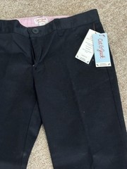 Cat & Jack Black Size 14 Girls Uniform Pants New With Tags