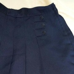 GIRLS Skort School Wear Uniform Navy Blue Scooter 3 Button BUGLE BOY Size 8