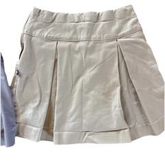 Lot Girls Youth Size: 10 G10 Dennis Uniform Gray & Khaki School Uniform Skorts