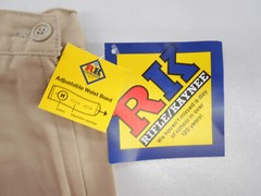 Girls R/K Khaki Box Pleat Uniform Skirt Regular & plus Sizes 4 – 18