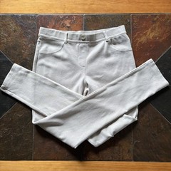 Wonder Nation Girls Junior Stretch Beige School Uniform Pants Size 9 Easy Care