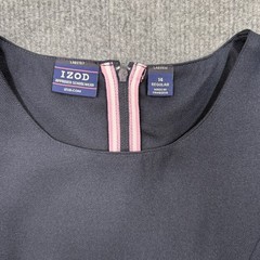 IZOD Approved Schoolwear Sleeveless Jumper Dress Uniform Girls 14 Navy Blue NEW