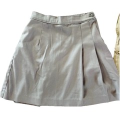 Lot Girls Youth Size: 10 G10 Dennis Uniform Gray & Khaki School Uniform Skorts
