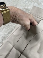 NWT Nautica Girls Tan Pleated Pull On Scooter Skort Sz 10 School Uniform Preppy