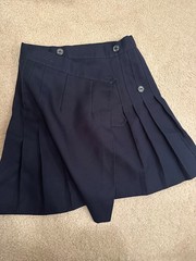 Flynn & O’Hara 14X Navy Girls Wrap Around Kilt Skirt Uniform