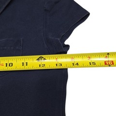 Cat & Jack Polo Dress Girls S 6-6X Navy Blue Pleated School Uniform Preppy