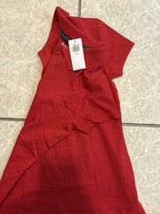 NWT Girls Old Navy Uniform Pique Polo Shirt Size S 6-7 Red