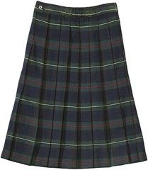 Juniors Green Plaid Pleated Skirt SV9098JL-C1 French Toast Uniforms Sizes 3 -13