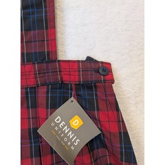 Dennis Uniform Girls Plaid Box Pleats Jumper Dress G16 Red Black Blue