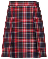 Dennis Uniform Macbeth Plaid Stitched Down Kick Pleat School Size J11 Plus 7″