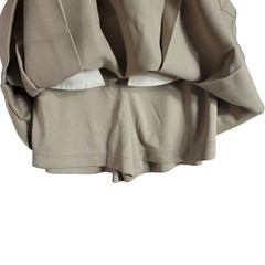 Nautica School Girls Uniform Skort Khaki Size 12 Skirt Pull On Pockets Pleats