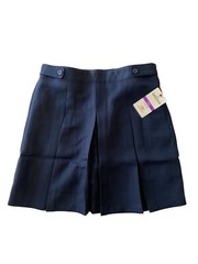 Dockers Schoolwear Skirt Navy Blue Girls Size 12.5 28” Waist Plus Easy Care NWT