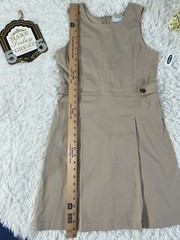 Old Navy Uniform Tan Khaki Sleeveless Girls’ Jumper Dress Sz XXL 16