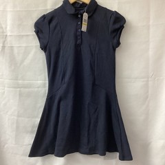Nautica Girls Short Sleeve Navy Blue School Uniform Dress Plus Medium 8.5 / 10.5