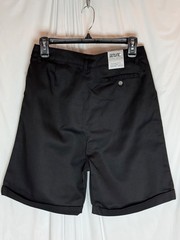 Genuine Uniform Girls Shorts Size 18 Regular Solid Black Casual Shorts Flaw