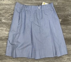 Dennis School Uniforms Pleated Blue Pinfeather Skirt Creaset Junior Size J1 NEW