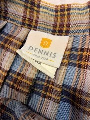 Dennis Uniform Plaid Pleated Skirt Size J7
