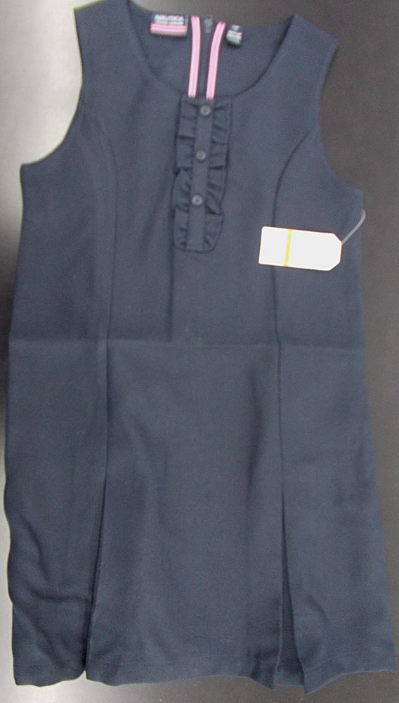 Girls Nautica $36 Navy or Khaki Uniform Jumper Dresses Sizes 12/14 & 16