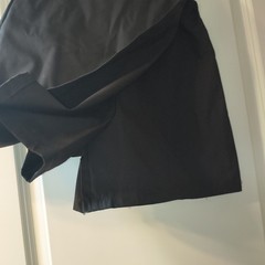 NWT Royal Park Girls Black School Uniform Skort Flat Front 16.5 Teen