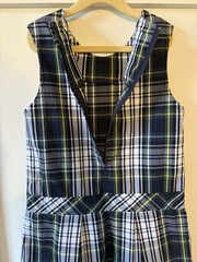 Parker Navy Green Yellow Plaid Girls’ Uniform Dress Little Girls Size 4