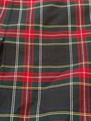 Becky Thatcher Plaid Pleated Uniform Skirt Girls Size 10.5 Great Pre-Owned Cond