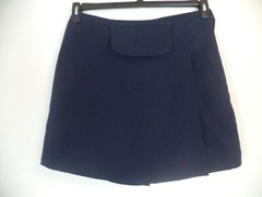 Girl’s Blue French Toast Skort Skirt. Size 14 1/2 Plus. 100% Polyester. Uniform