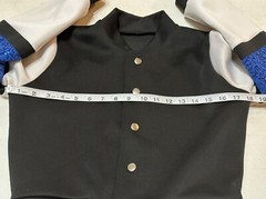 Weissman Brand Short Jacket w/Blue Sequins Polyester Blend Child Size M