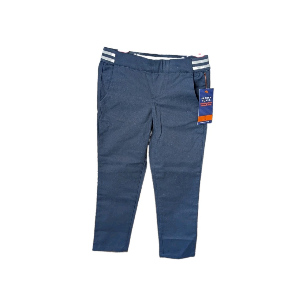 French Toast Girls Skinny Fit Navy School Uniform Pull On Stretch Pants (Size 6)